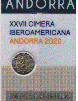 Andorra 2 Euro Speciaal 2020 UNC