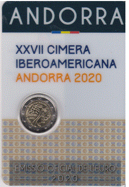Andorra 2 Euro Speciaal 2020 UNC