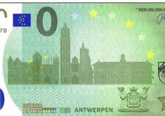 O Euro bankbiljet 2018 UNC Belgie