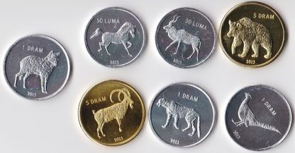 Set van 7 munten 2013
