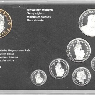 Zwitserland jaar set 2026 BU