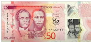Jamaica 50 Dollar 2022 P 96 UNC