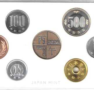Japan jaar set 2026 UNC