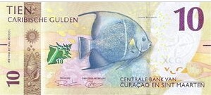 Curaçao/st Maarten 10 Gulden 2025 UNC