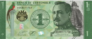 Guatemala 1 Quetzal 2023 UNC