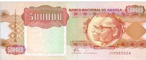 Angola 500.000 Kwanzag 1991 UNC