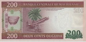 Mauritania 200 Quguiya 2013 UNC