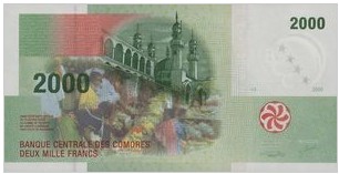 Comoren 2000 Frank 2005 UNC