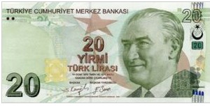 Turkije 20 Lira 2022 UNC