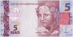 Brazil 5 Reals 2020 UNC
