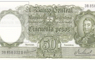Argentina 50 Pesos 1968/69 UNC