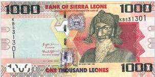 Sierra Leone 1000 Leones 2021 UNC