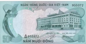 Zuid Vietnam 50 Dong 1972 UNC