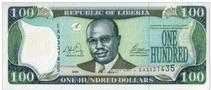 Liberia 100 Dollar 2003 UNC