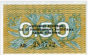 Litouwen 0,50 Talonas 1991 UNC