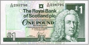 Schotland 1 Pound 2001 UNC