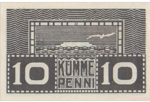 Estland 10 Penni 1919 XF