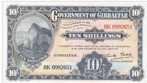 Gibraltar 10 Pounds 2018 UNC