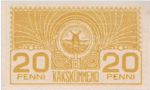 Estland 20 Penni 1919 UNC