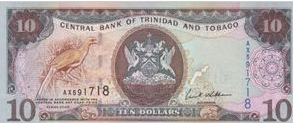 Trinidad Tobago 10 Dollar 2006 UNC