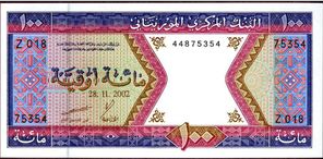Mauritanië 100 Quguiya 2002 UNC