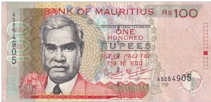 Mauritius 100 Rupee´s 2001 UNC