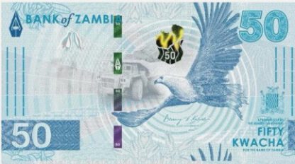 Zambia 50 Kwacha 2024 UNC