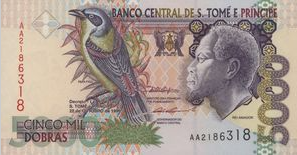 Sao Tome en Principe 5000 Dobras 1996 UNC