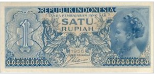 Indonesië 1 Rupee 1956 UNC