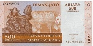 Madagaskar 500 Ariary  2004 UNC