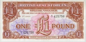 Engeland Armed forces 1 Pound 1956 UNC