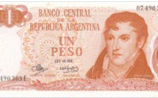 Argentina 1 Peso 1973 UNC