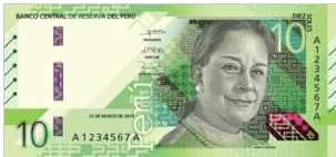 Peru 10 Soles 2019 UNC