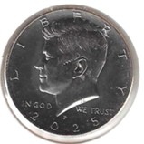 Amerika 1/2 Dollar 2025 D UNC
