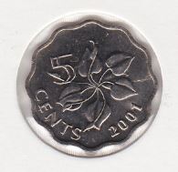 5 Cents 2001 UNC