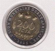 West Afrika state 200 Frank 2005
