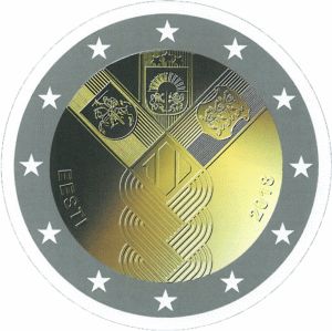 Estland 2 Euro Speciaal 2018 UNC