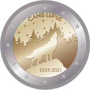 Estland 2 Euro speciaal 2021 UNC