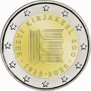 Estland 2 Euro speciaal 2025 UNC