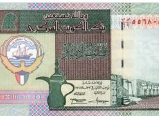 Kuwait 1/2 Dinar 1994 UNC