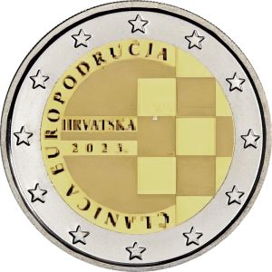 Kroatië 2 Euro speciaal 2023 UNC