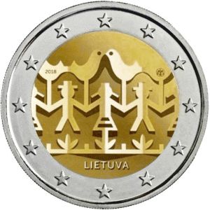 Litouwen 2 Euro Speciaal 2018 UNC