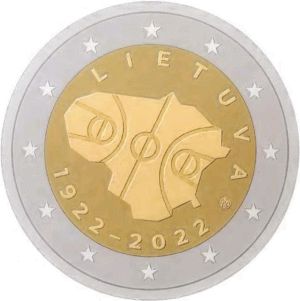 Litouwen 2 Euro speciaal 2022 UNC