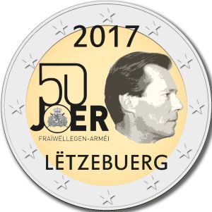 Luxemburg 2 Euro Speciaal 2017 UNC