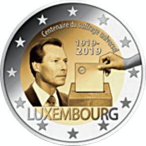 Luxemburg 2 Euro Speciaal 2019 UNC