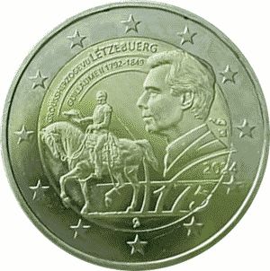 Luxemburg 2 Euro speciaal 2024 UNC