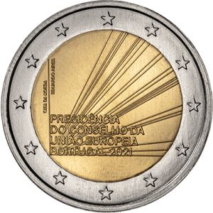Portugal 2 Euro speciaal 2021 UNC