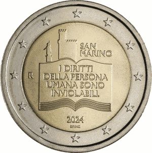 San Marino 2 Euro Speciaal 2024 UNC