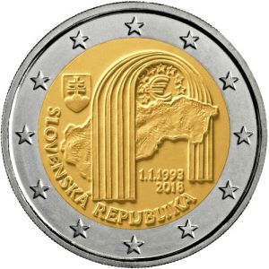 Slowakije 2 Euro Speciaal 2018 UNC