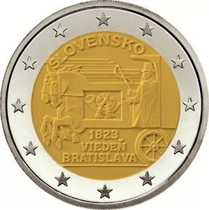 Slowakije 2 Euro speciaal 2023 UNC